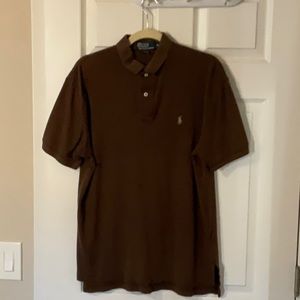 Brown Ralph Lauren polo